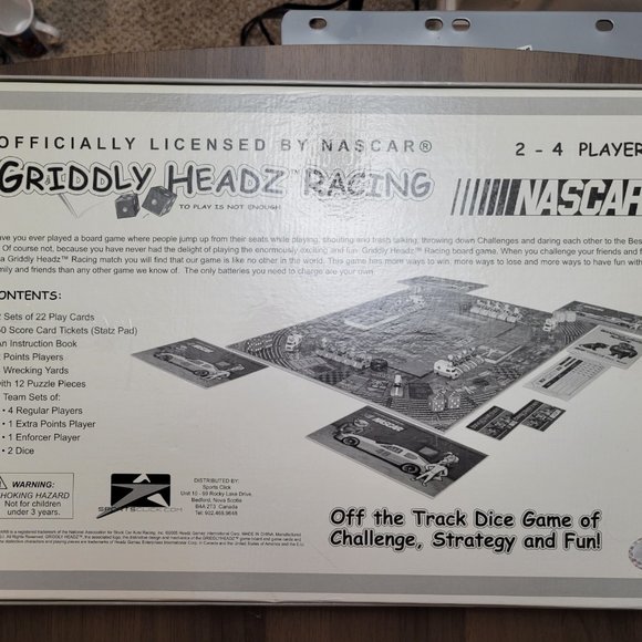 Nascar Racing Game - Griddly Headz! - 2005 - Picture 2 of 3